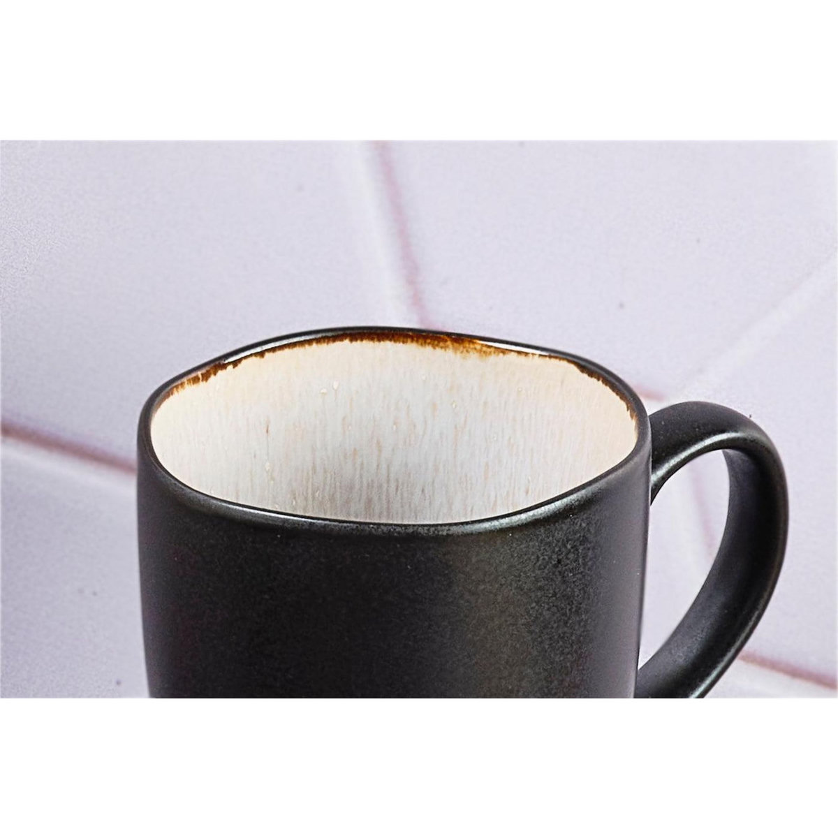 BJORN Mug IRIS 40cl - 6 pièces - Blanc ivoire