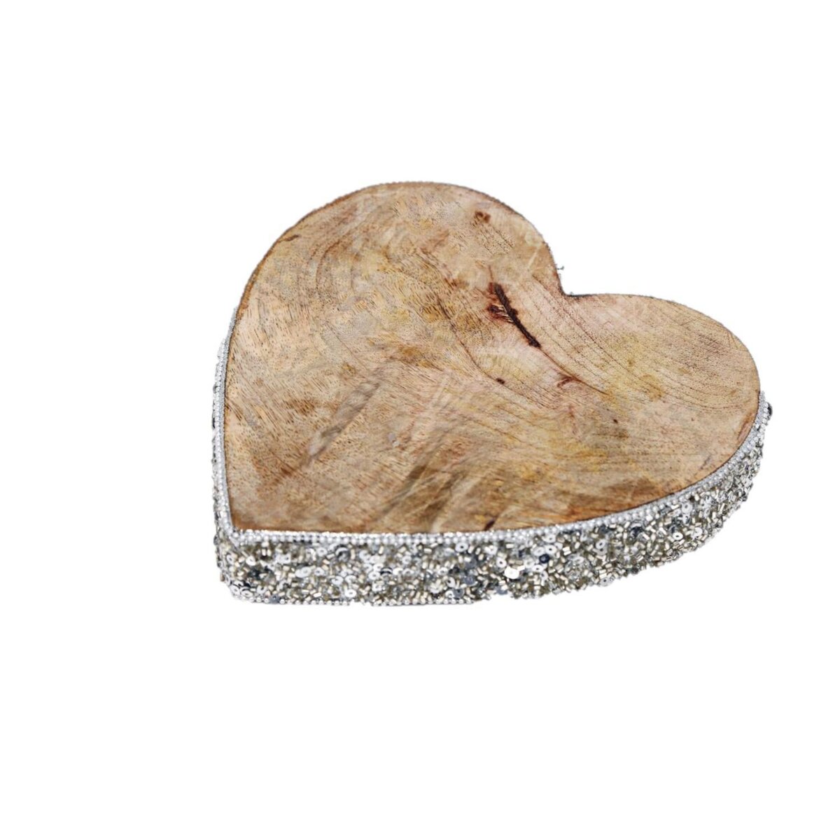 HEART OF THE HOME Décoration de Noël en bois Coeur Natural