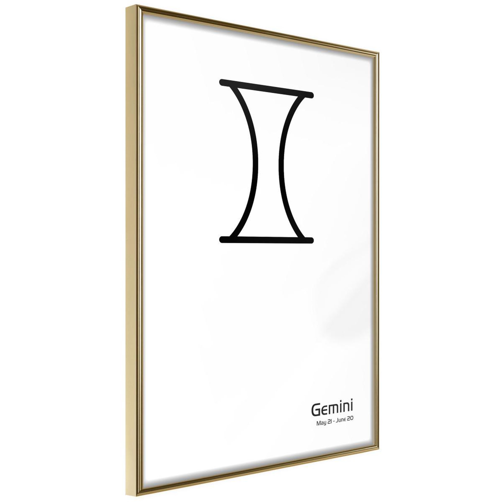 Paris Prix Affiche Murale Encadrée  Zodiac Gemini II