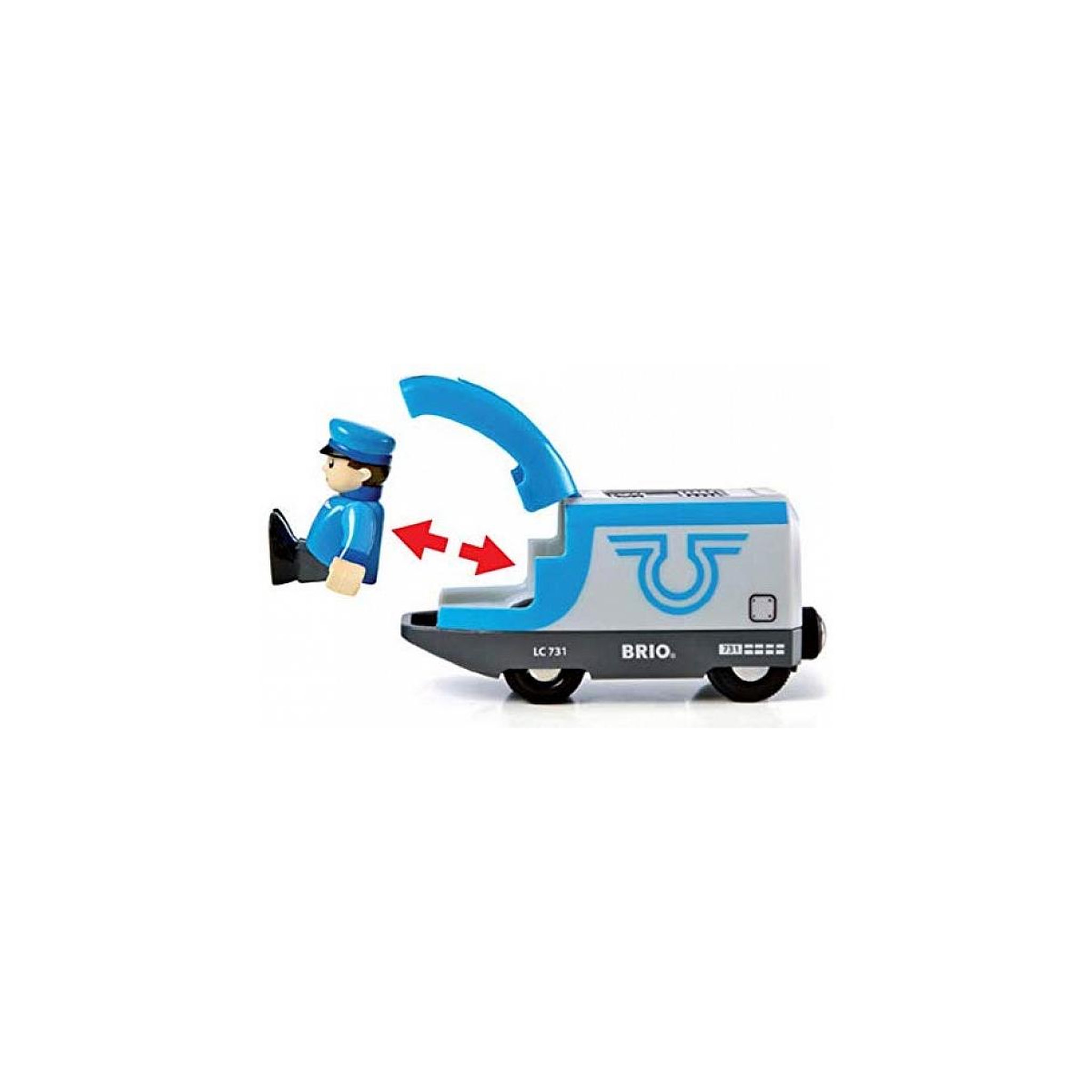 Voir la diapositive 4 : Brio 33506 Train de Voyageurs a pile