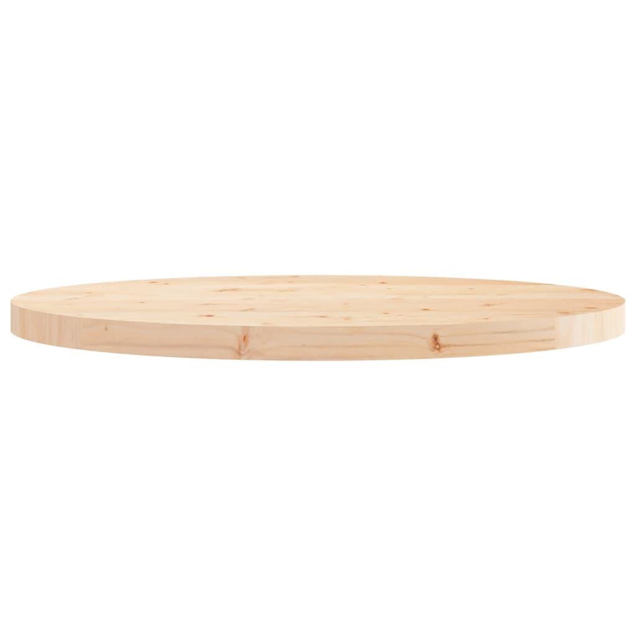 Voir la diapositive 3 : VIDAXL Dessus de table rond Ø70x3 cm bois de pin massif