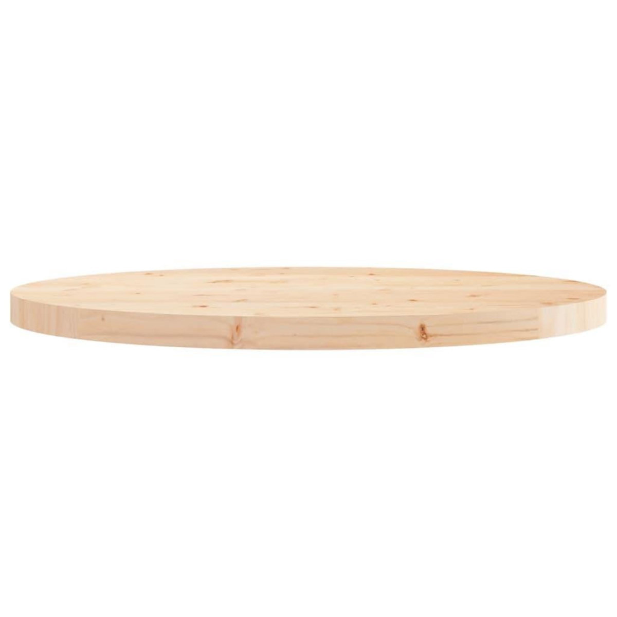 VIDAXL Dessus de table rond Ø70x3 cm bois de pin massif