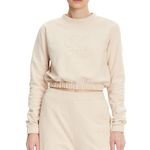 CALVIN KLEIN JEANS Sweat  Femme Calvin Klein Jeans Applique. Coloris disponibles : Beige