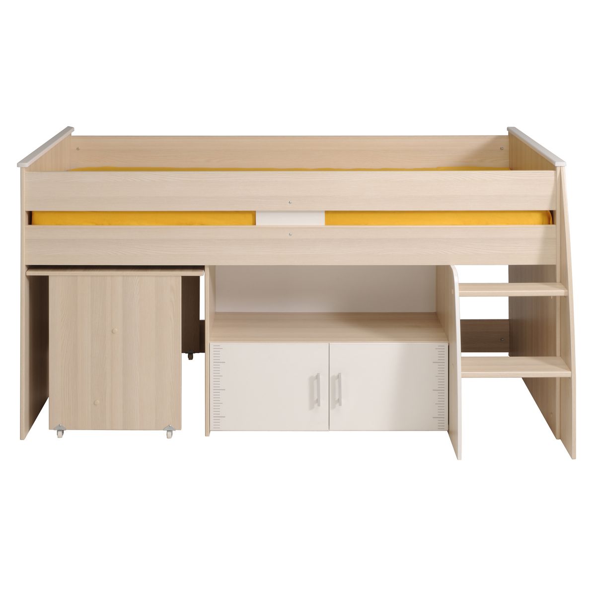 Lit combiné enfant SACHA, avec bureau et rangement