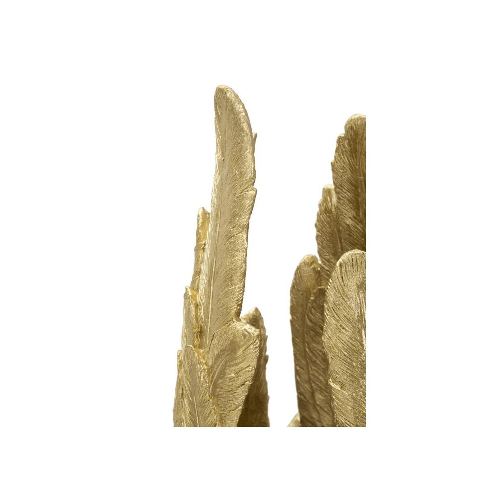 Voir la diapositive 3 : Paris Prix Vase design plumes  feathers  91cm or