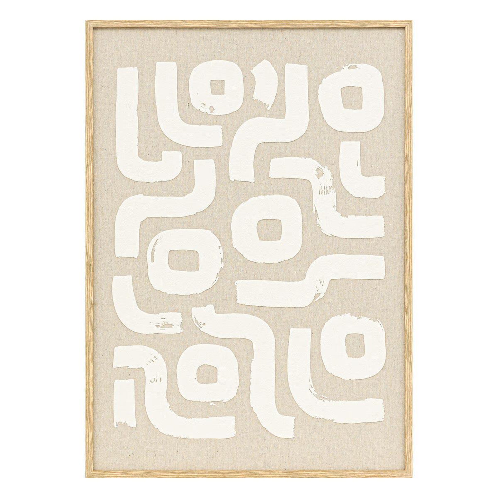 ATMOSPHERA Décoration murale en relief  disa  70cm beige