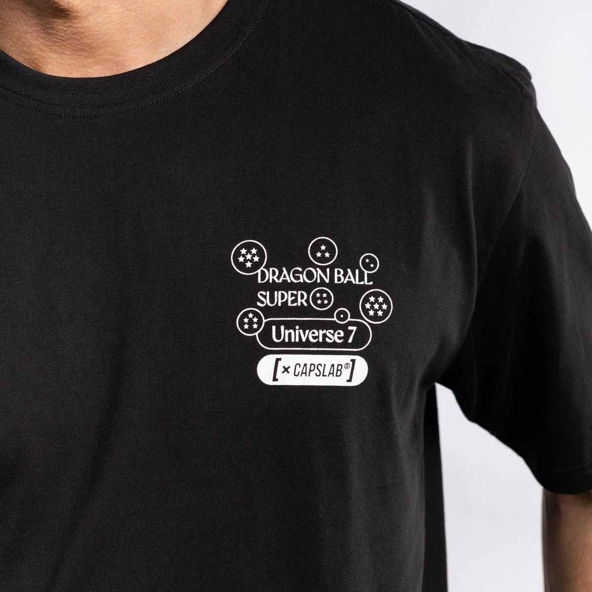 CAPSLAB T-shirt homme confort fit avec print Dragon Ball Super Beerus
