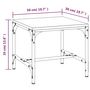 Voir la diapositive 6 : VIDAXL Table basse Sonoma gris 50x50x35 cm Bois d'ingenierie