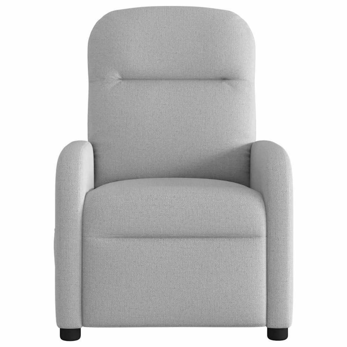 VIDAXL Fauteuil inclinable electrique gris nuage tissu