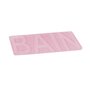 Paris Prix Tapis de Bain Microfibre  Relief  45x75cm Rose