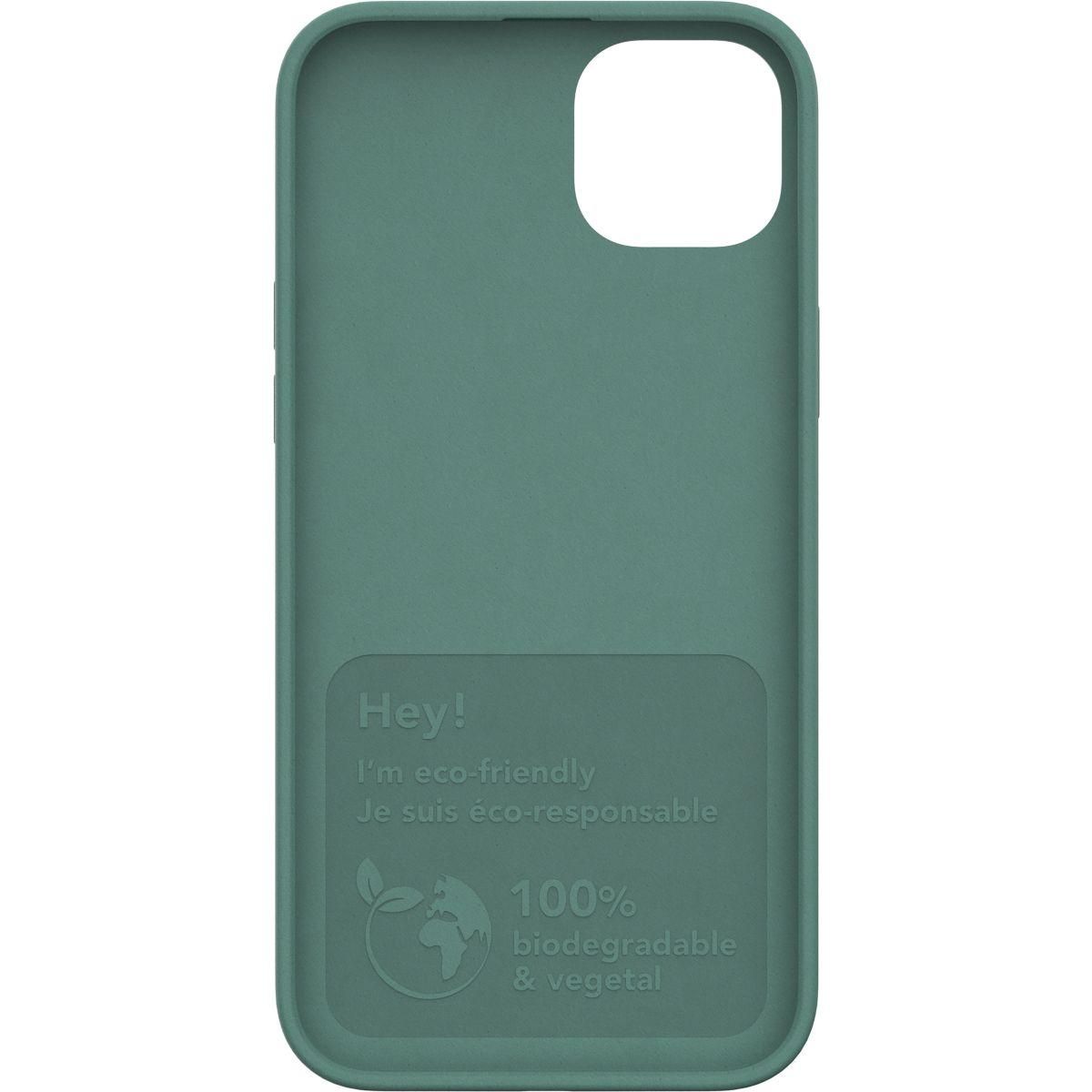 JUST GREEN Coque iPhone 14 Plus Bio vert nuit