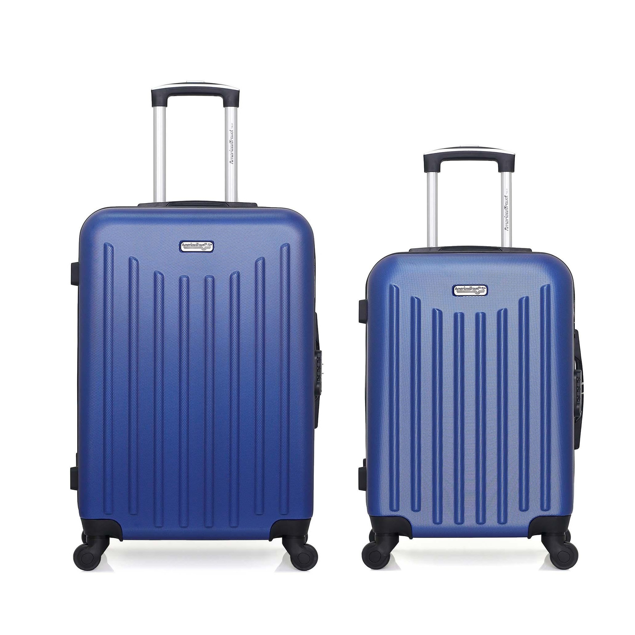 AMERICAN TRAVEL American travel - lot de 2 - valise weekend et valise cabine brooklyn