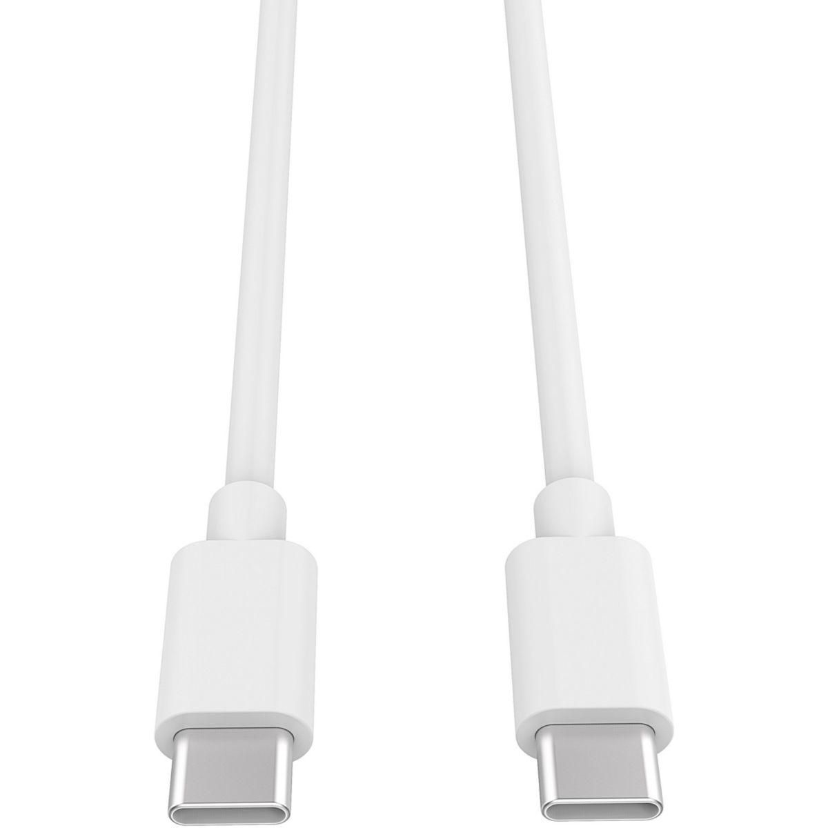 ESSENTIEL B Câble USB C vers USB-C 1M Blanc