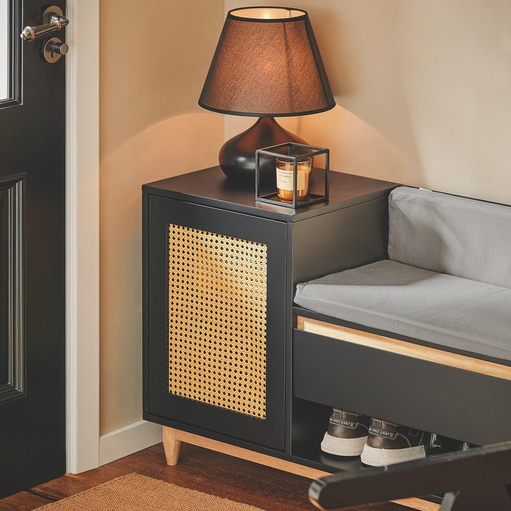 Voir la diapositive 6 : SOBUY SoBuy - Banc de Rangement à Chaussures avec Un Tiroir - Moderne - FSR128