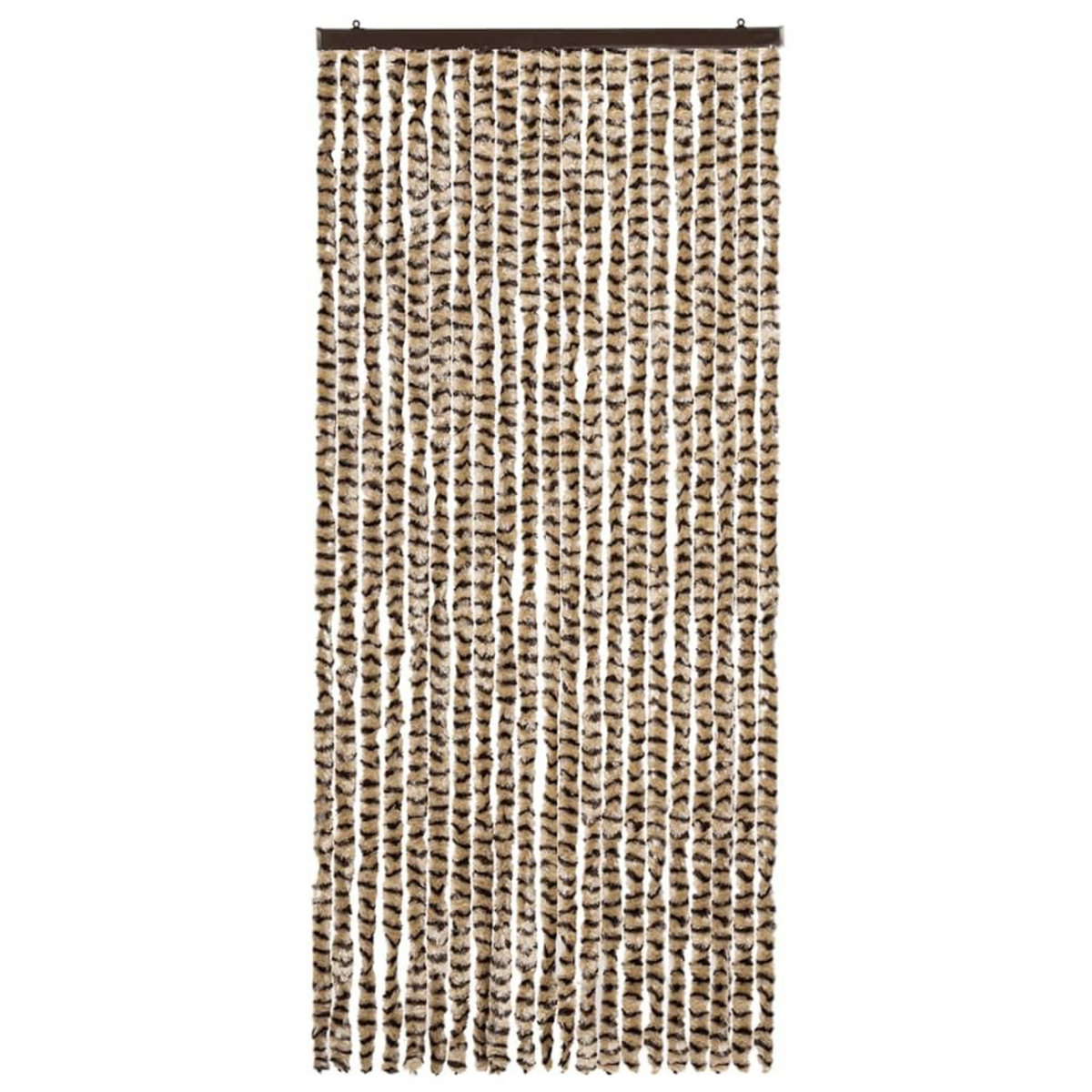 VIDAXL Moustiquaire Beige et marron 90x220 cm Chenille