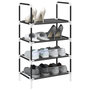Voir la diapositive 1 : VIDAXL Etagere a chaussures 4 niveaux 44x28x77 cm tissu non-tisse