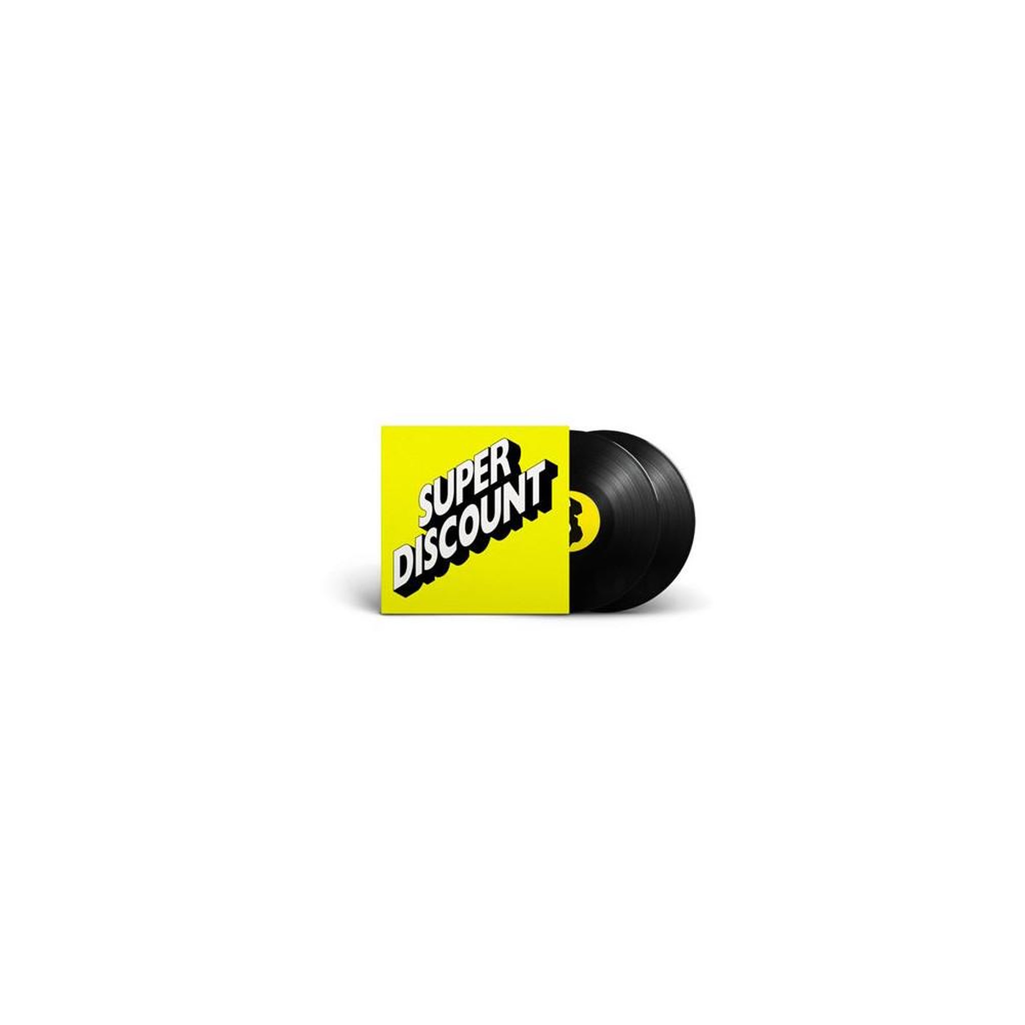 Album Vinyle 2 volumes « Super Discount » Étienne De Crécy noir et jaune