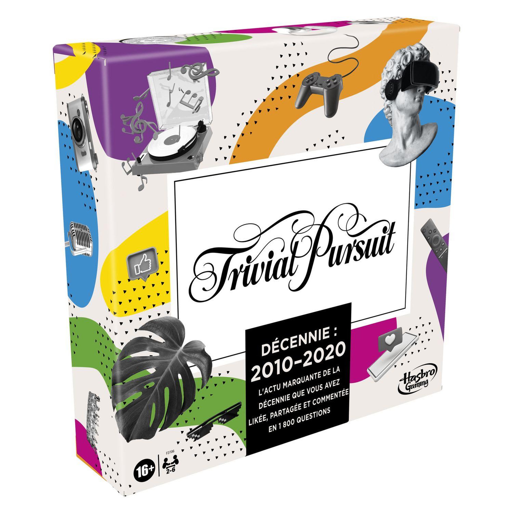 Voir la diapositive 1 : HASBRO Jeu - Trivial Pursuit - Décennie 2010-2020