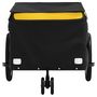 Voir la diapositive 6 : VIDAXL Remorque de vélo noir et jaune 30 kg fer