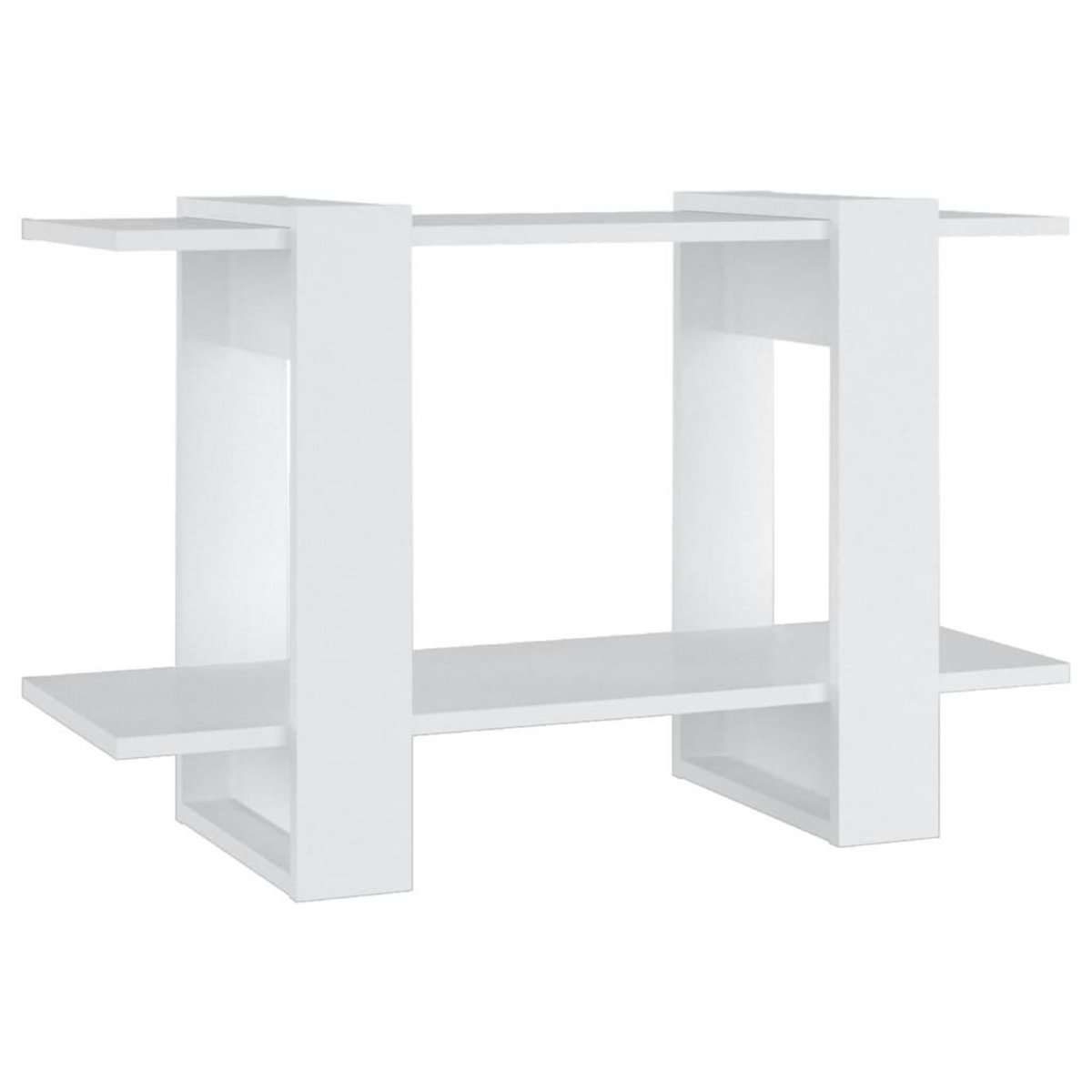 VIDAXL Bibliotheque/Separateur de piece Blanc 80x30x51 cm