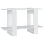Voir la diapositive 2 : VIDAXL Bibliotheque/Separateur de piece Blanc 80x30x51 cm