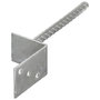 Voir la diapositive 2 : VIDAXL Piquets de cloture 6 pcs Argente 8x6x30 cm Acier galvanise