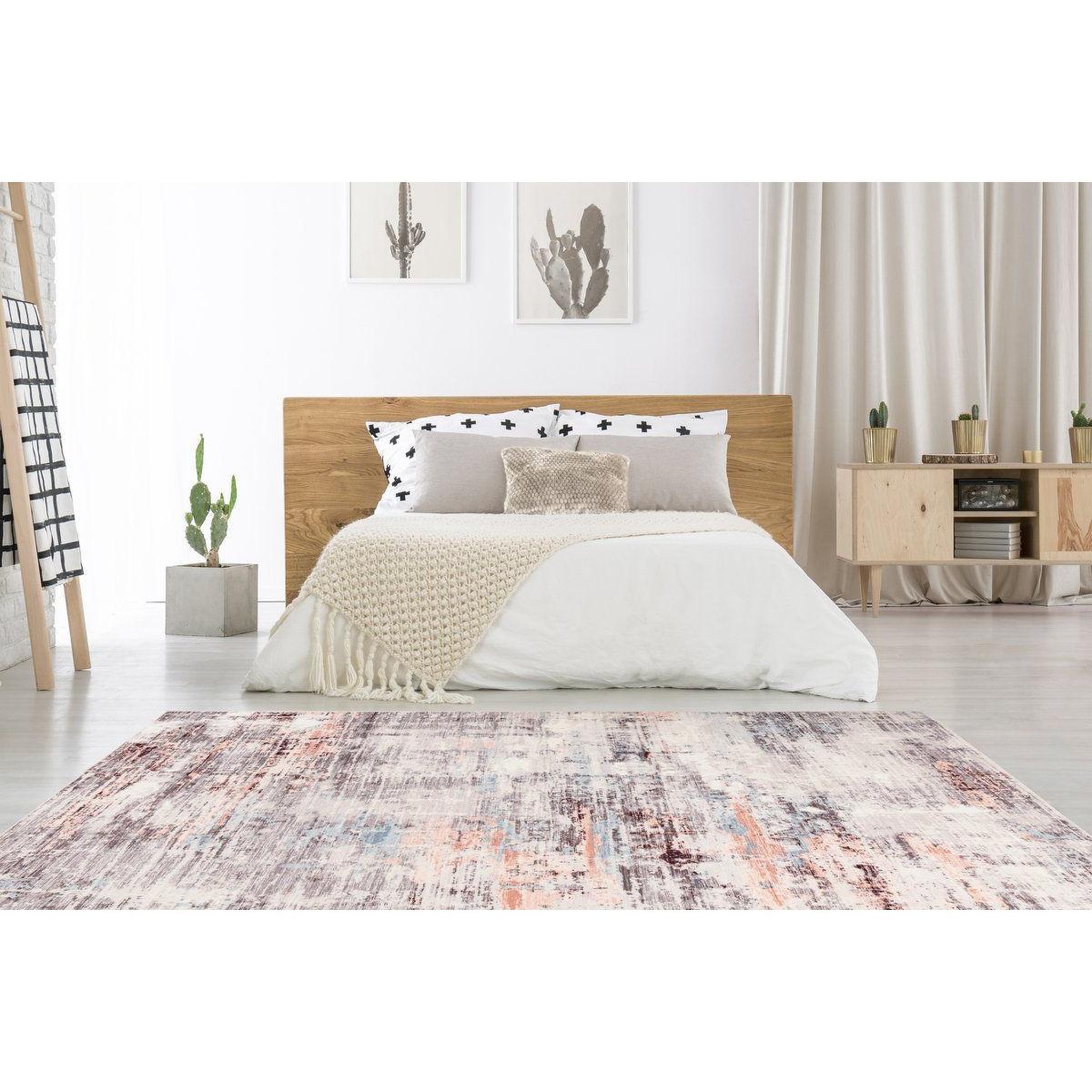 Voir la diapositive 5 : Paris Prix Tapis rétro imprimé  piedmont  multicolore