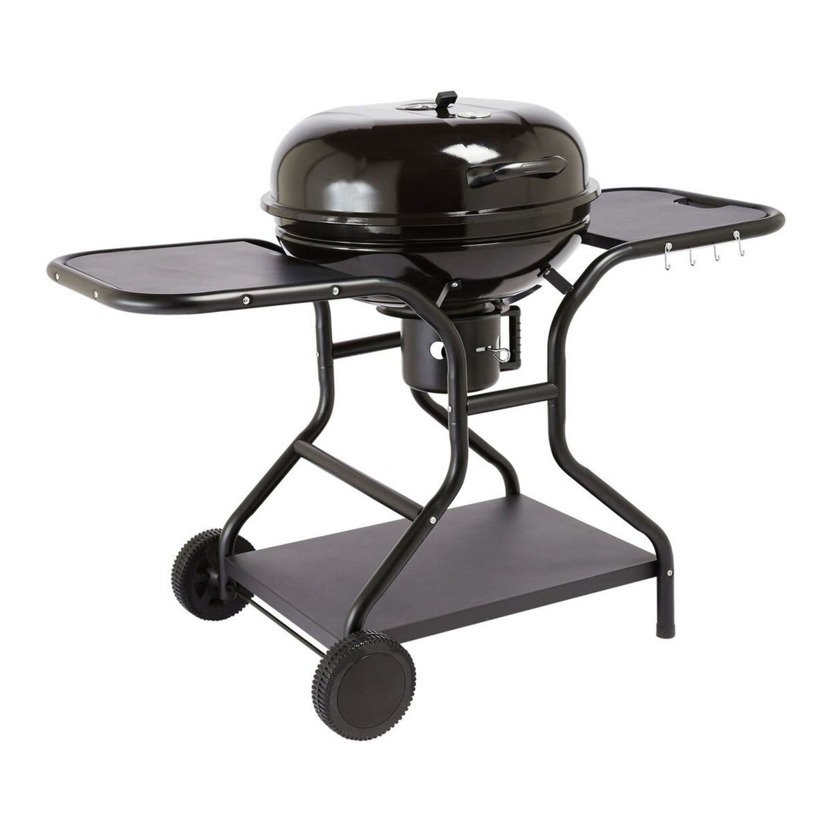 GARDENSTAR Barbecue charbon de bois en acier ROUNDY