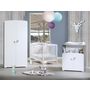 Voir la diapositive 3 : BABY PRICE Armoire chambre bébé 2 portes NEW LEAF