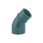JARDIDECO Coude PVC pression 45° MF/F à coller Ø 63 mm - Fitt