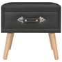 Voir la diapositive 4 : VIDAXL Table de chevet Noir 40x35x40 cm Similicuir