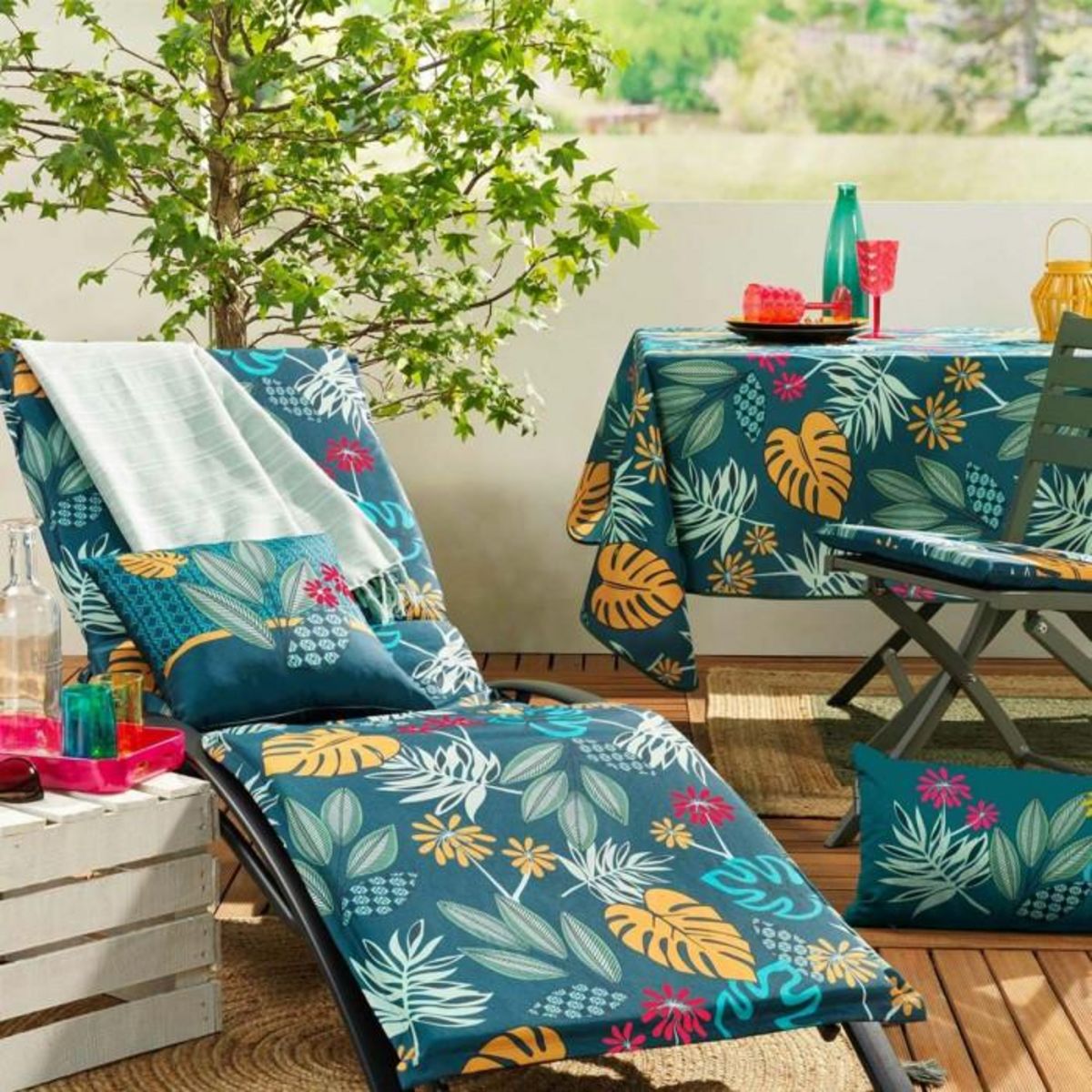 Paris Prix Coussin Déco Imprimé  Lilidae  40x40cm Vert