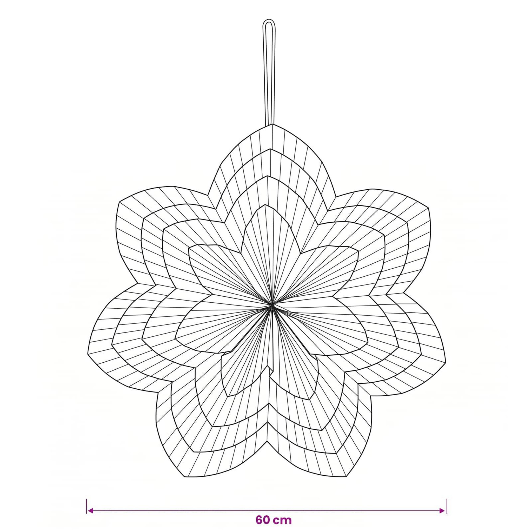 Voir la diapositive 3 : VIDAXL Eclairage de Noël RAAHE 10 LED Blanc chaud 60 x 20 x 60 cm