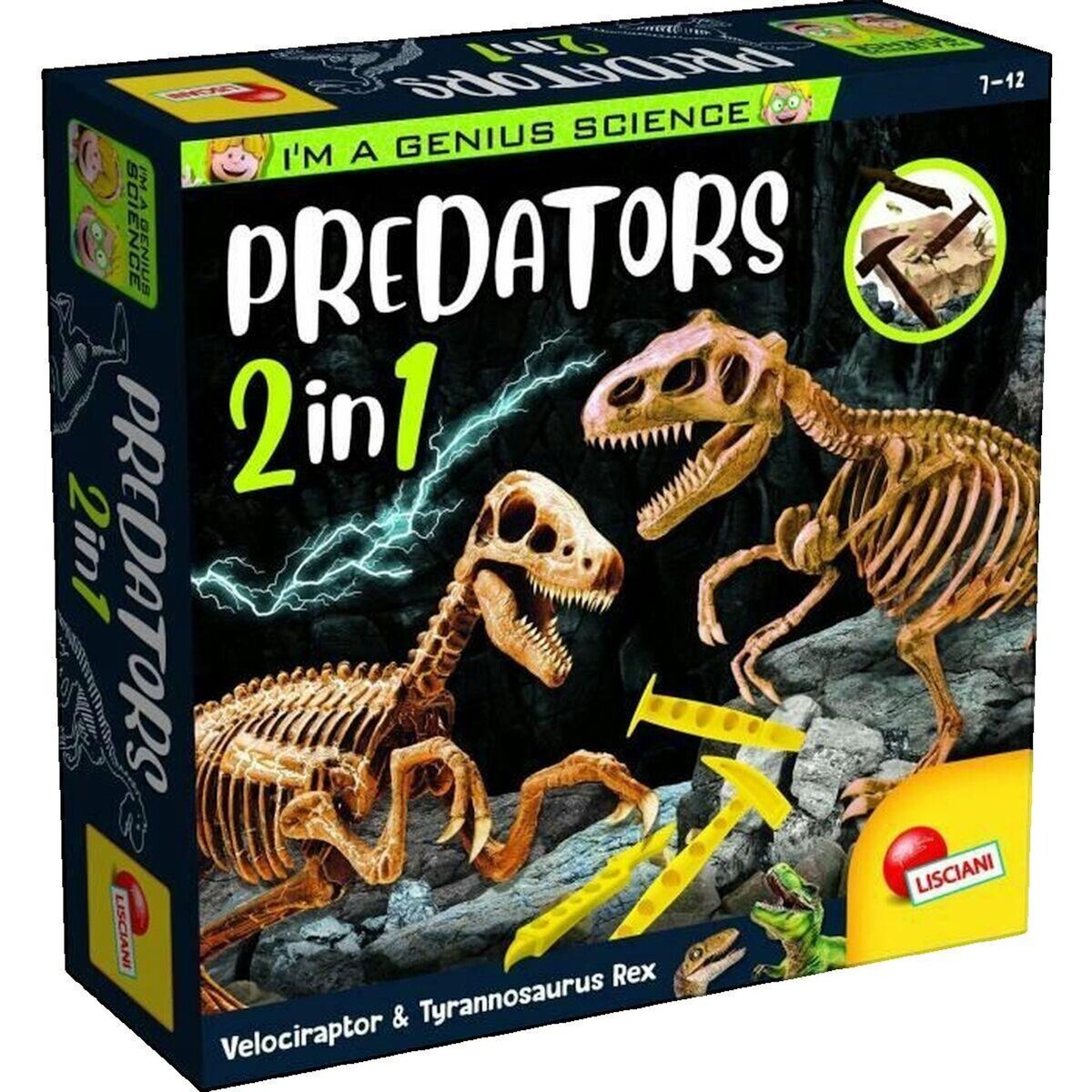 LISCIANI GIOCHI Kit de paléontologie Lisciani Giochi multicolore - excavation squelettes dinosaures
