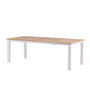 Voir la diapositive 6 : Paris Prix Table de Jardin Extensible  Panama  224-324cm Naturel & Blanc