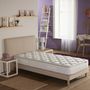 Voir la diapositive 2 : IDLITERIE Ensemble matelas ressorts ASTRE + sommier pour un confort durable