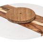 Voir la diapositive 2 : FIVE Plateau Tournant en Bois  Harmony  35cm Naturel
