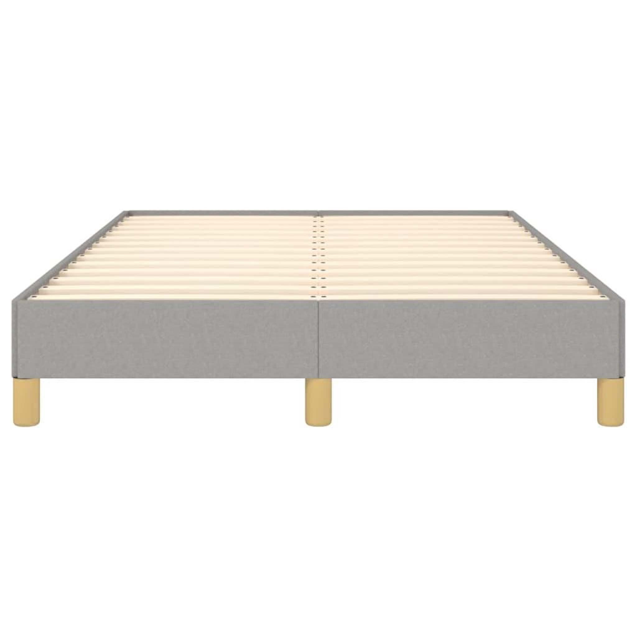 Voir la diapositive 5 : VIDAXL Cadre de lit sans matelas gris clair 120x190 cm tissu