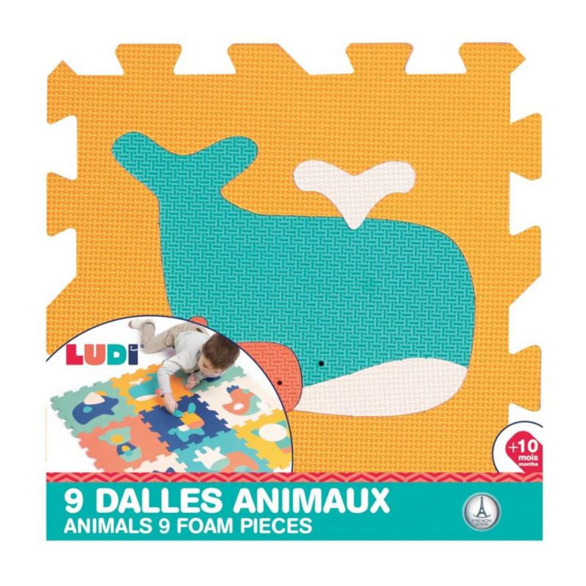 LUDI Encastrement Ludi Dalles 9 Animaux