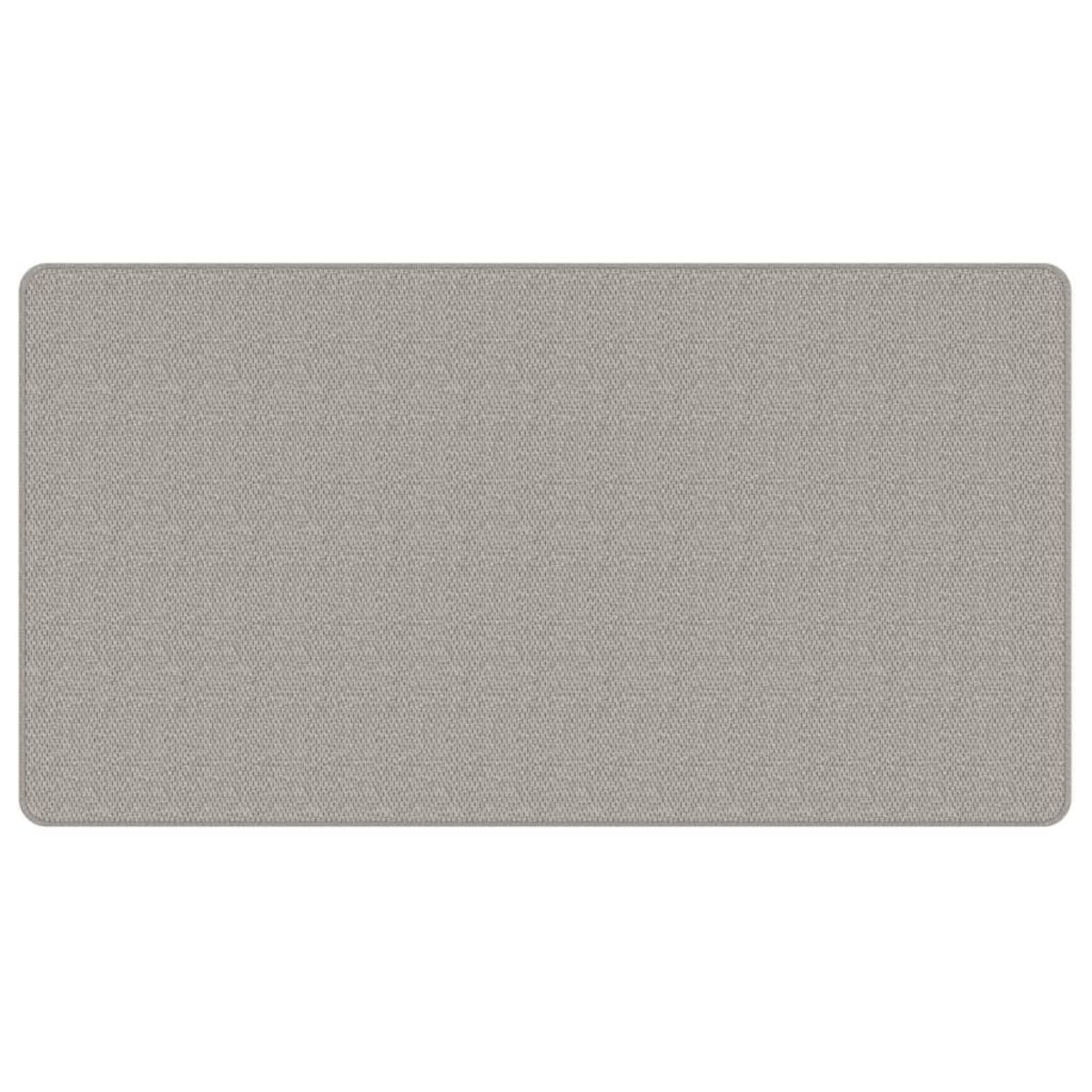 VIDAXL Tapis de couloir aspect sisal taupe 80x150 cm
