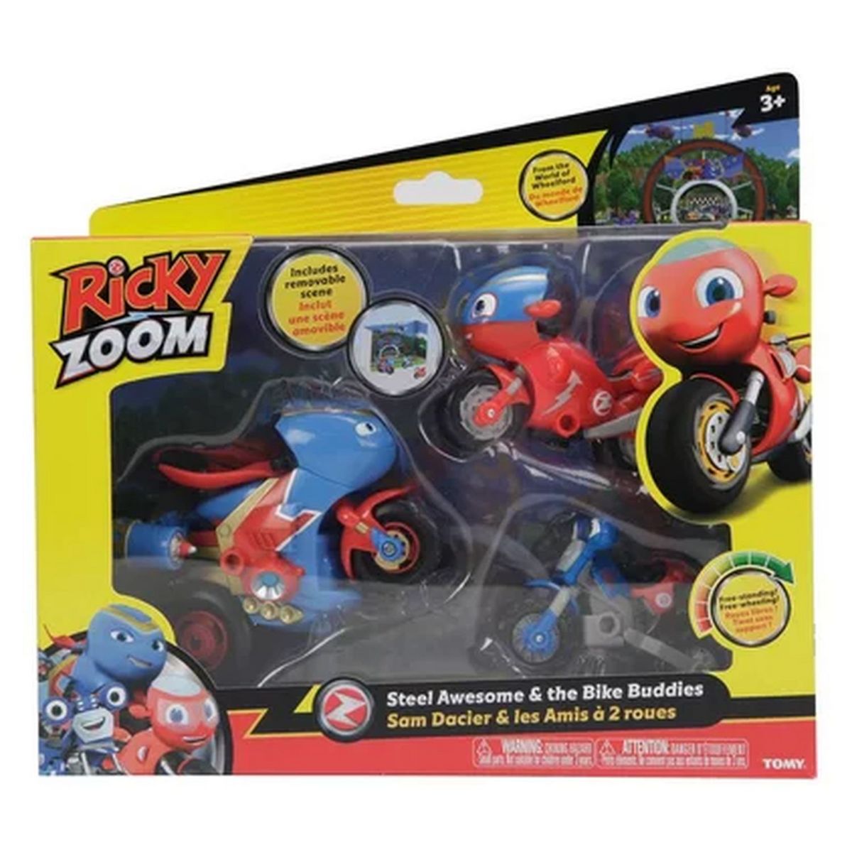 TOMY Ricky Zoom Sam Dacier et les amis à 2 roues