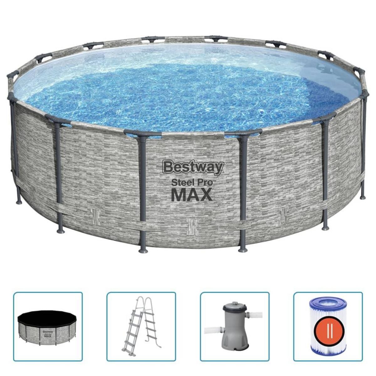 BESTWAY Bestway Piscine Power Steel 427x122 cm