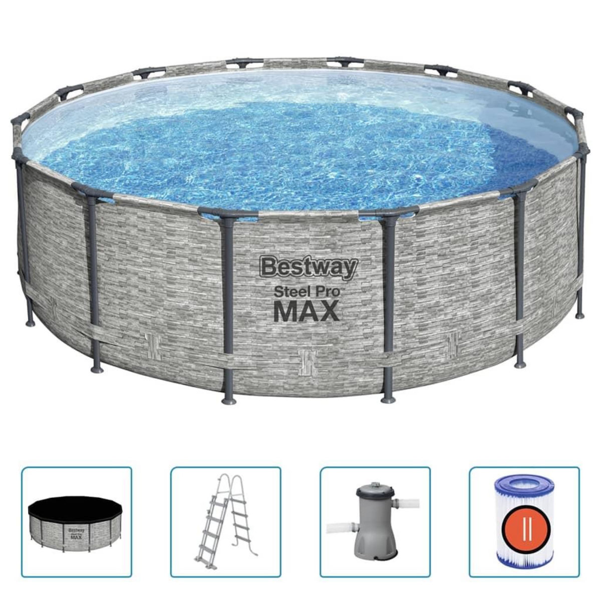 BESTWAY Bestway Piscine Power Steel 427x122 cm
