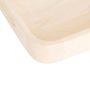 Voir la diapositive 2 : SECRET DE GOURMET Plateau de Service en Bois  Ward  34cm Beige