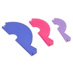 Paris Prix Lot de 3 Disques à Pompons  Rem  7cm Multicolore