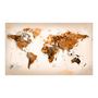 Voir la diapositive 2 : Paris Prix Papier Peint  World in Brown Shades  270x450cm