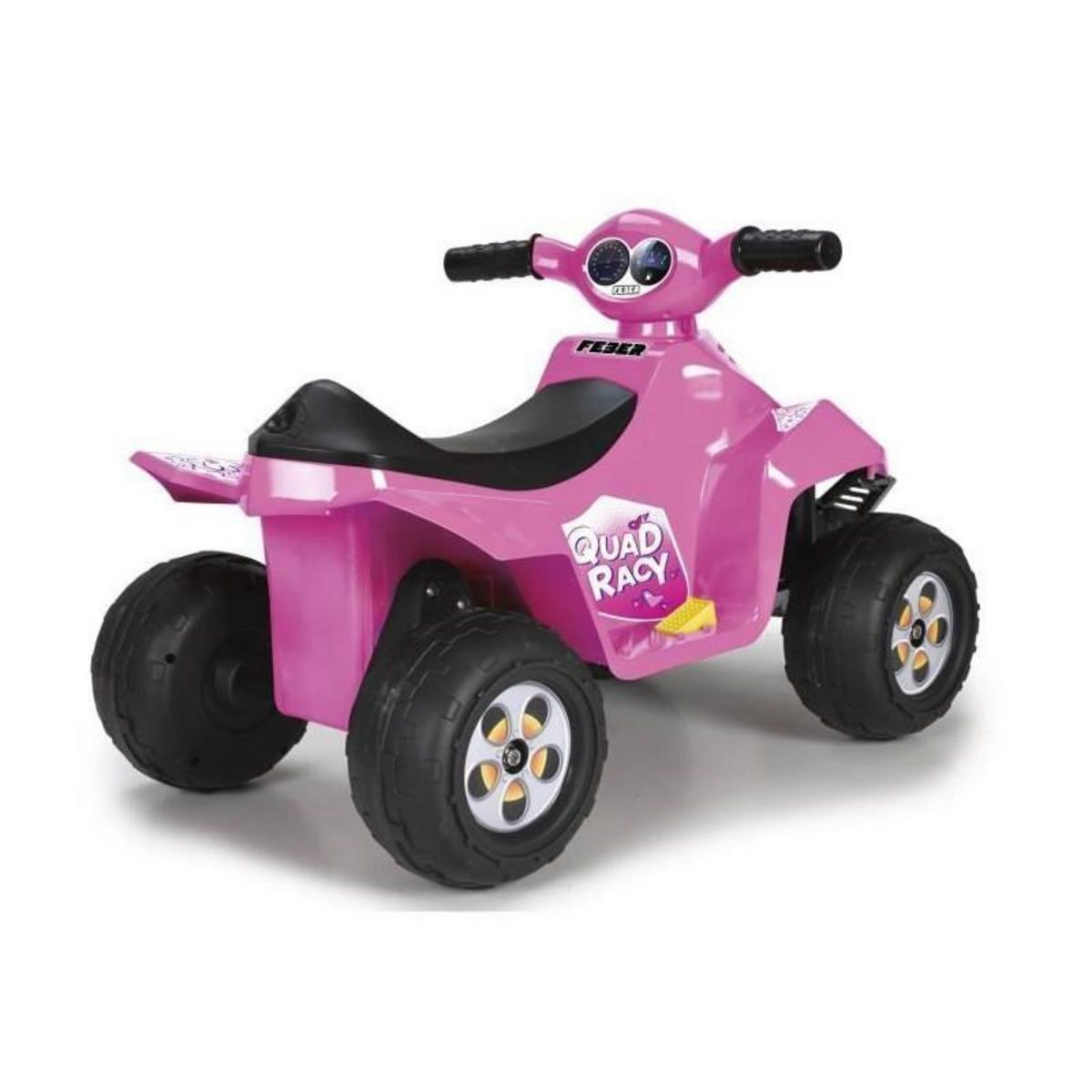 FEBER FEBER - Quad Racy Pink - Vehicule Electrique pour Enfant 6 Volts