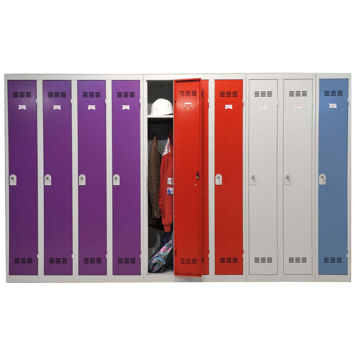 PIERRE HENRY Vestiaire industrie propre monobloc en métal - 1 porte