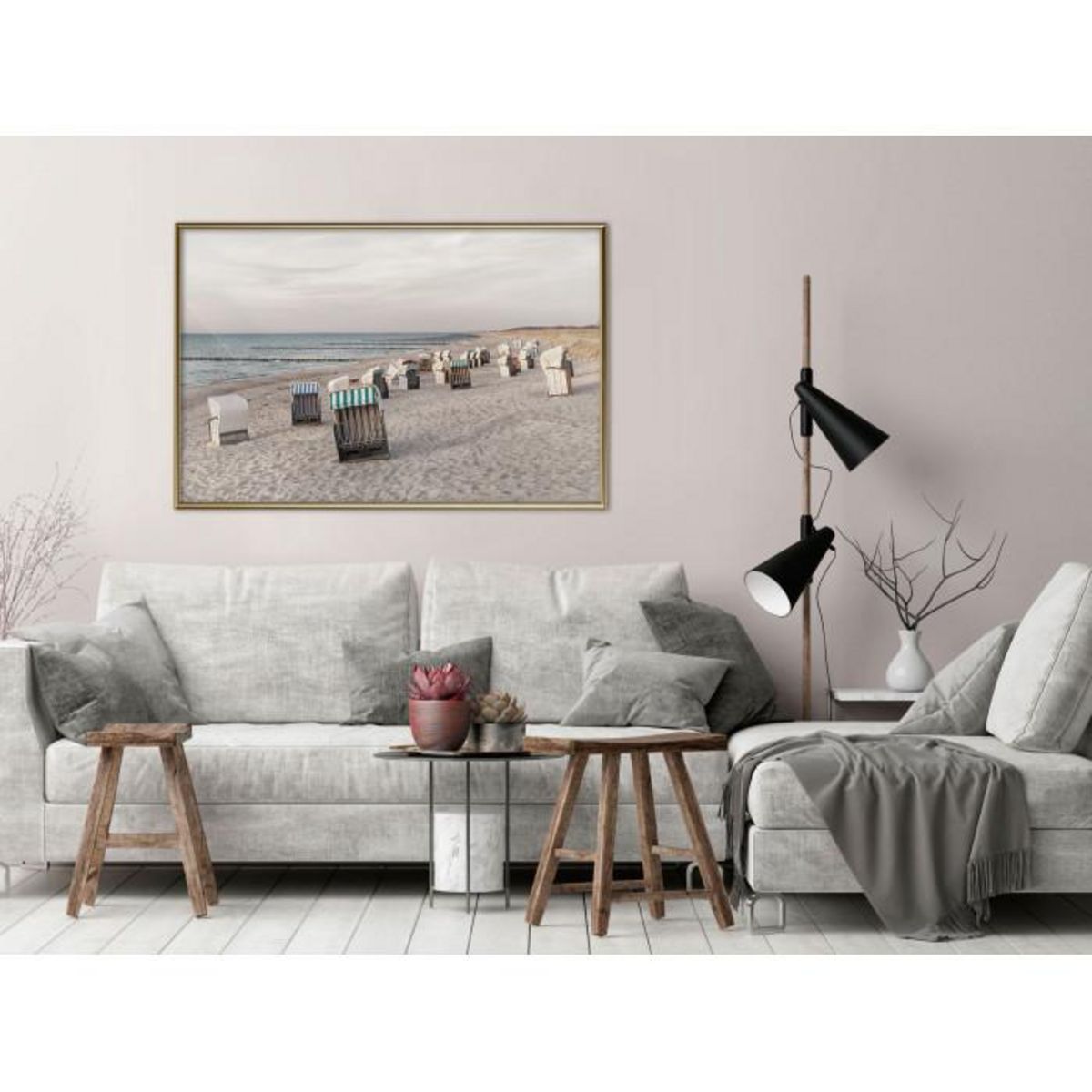 Paris Prix Affiche Murale Encadrée  Baltic Beach Chairs