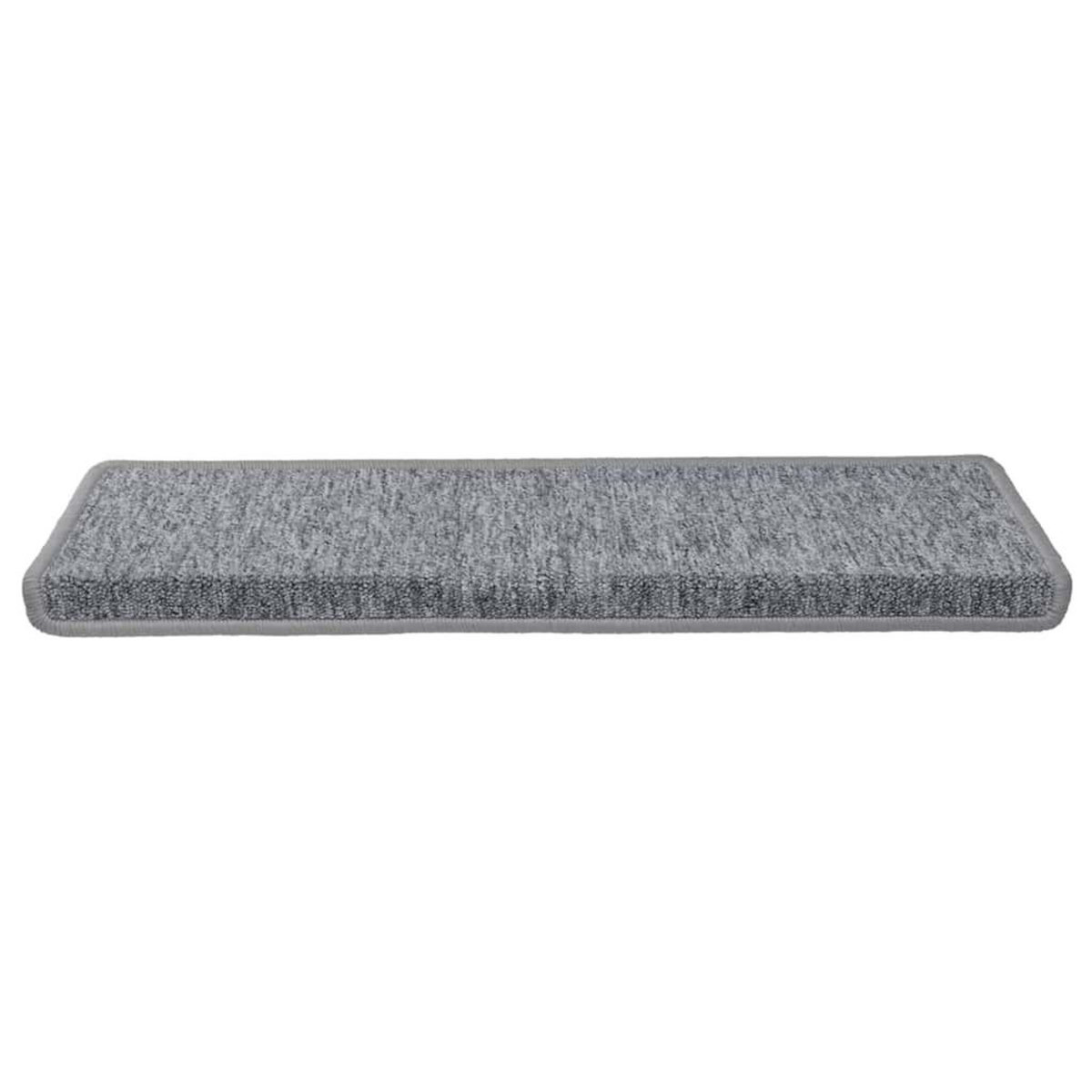 VIDAXL Tapis d'escalier 30 pcs 65x21x4 cm blanc et gris